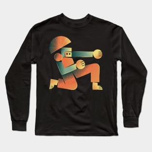 Medieval fighter dancer Long Sleeve T-Shirt